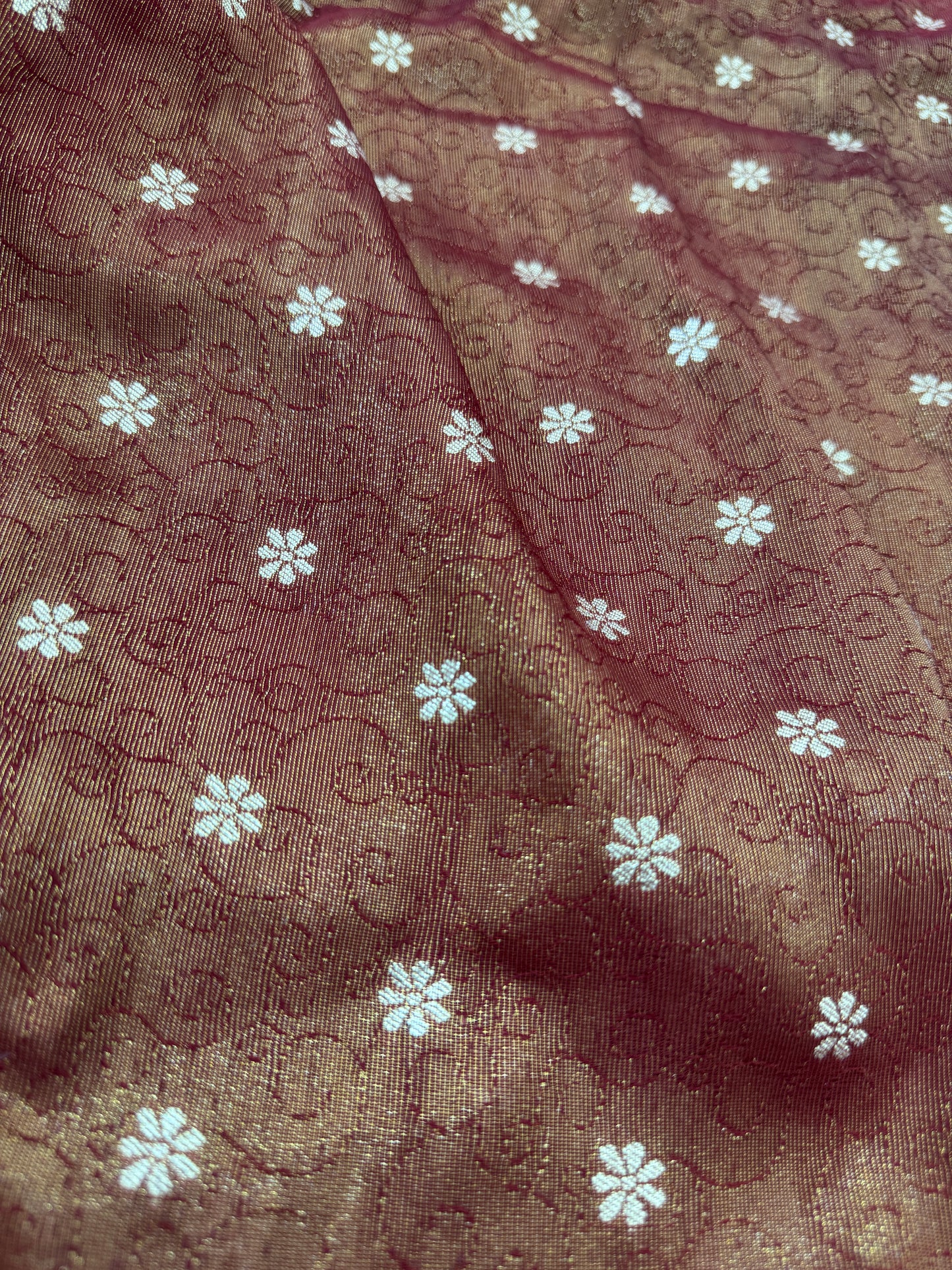 Cosmos Tissue Boti Fabric 44 Inch Width