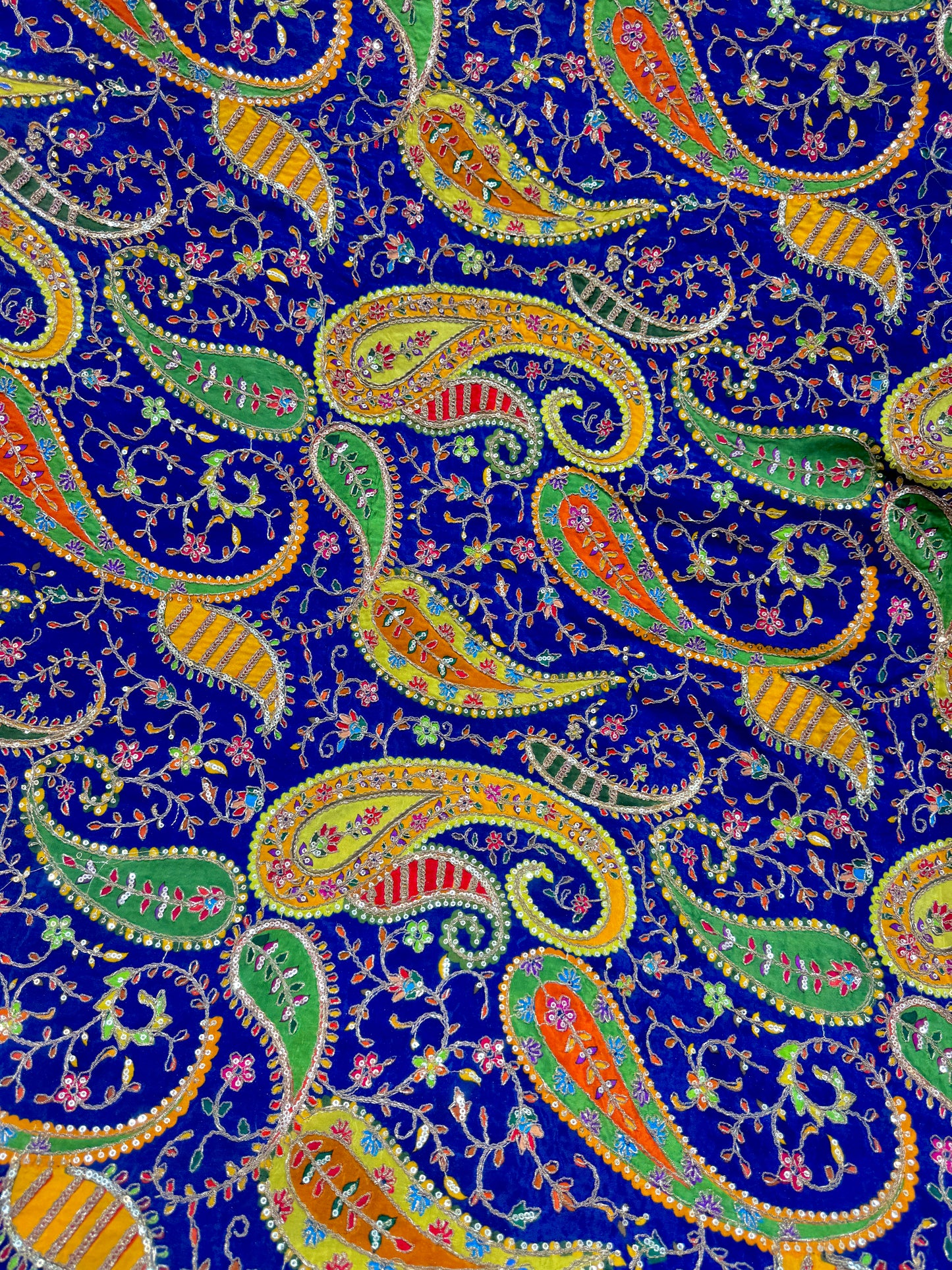pure viscouse  natural crape luxury embroidery 44inch width