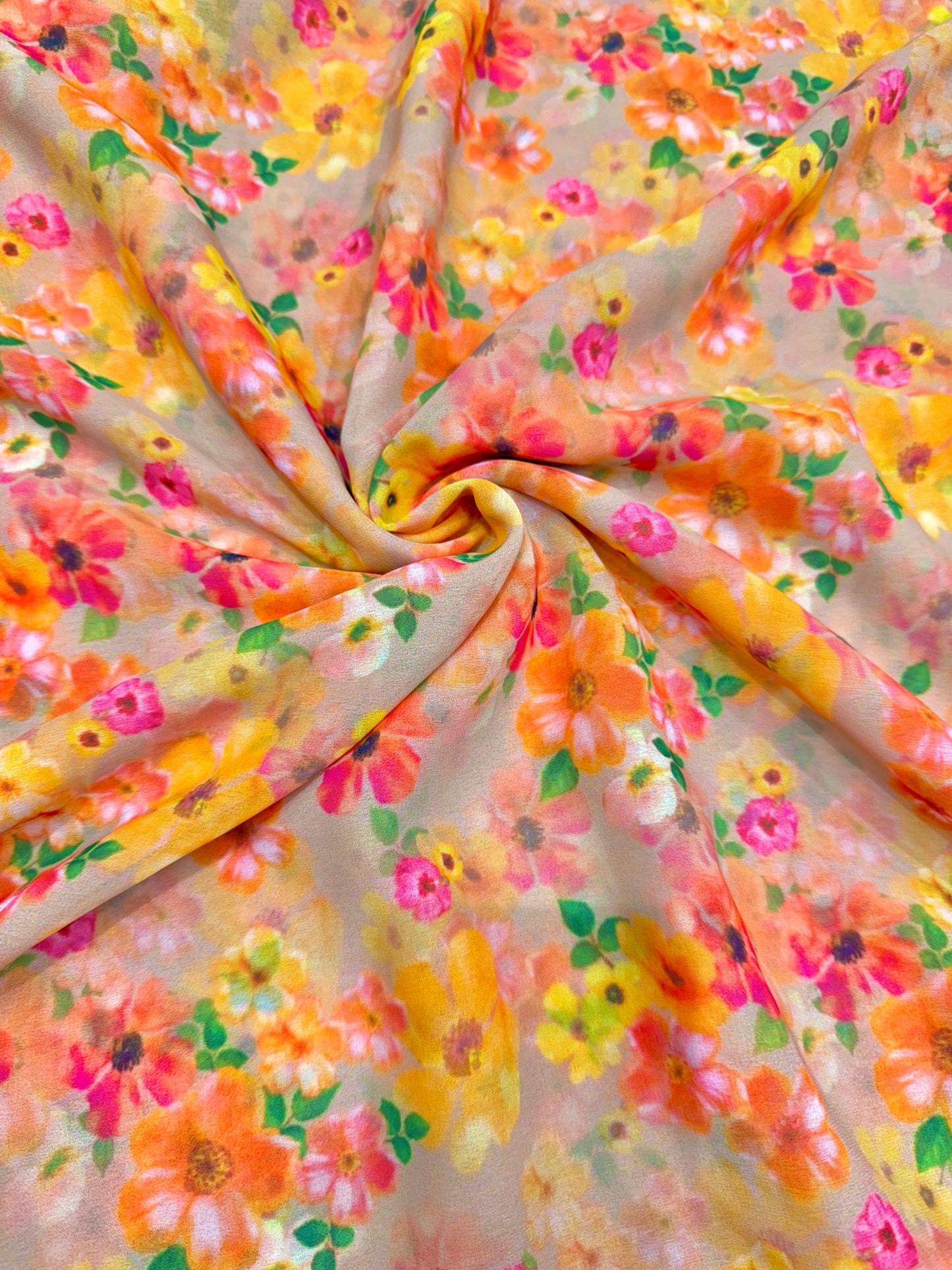 100% Soft 👗printed georgette,🥻Lightweight  44-45inch width Sare , Anarkali , dresses