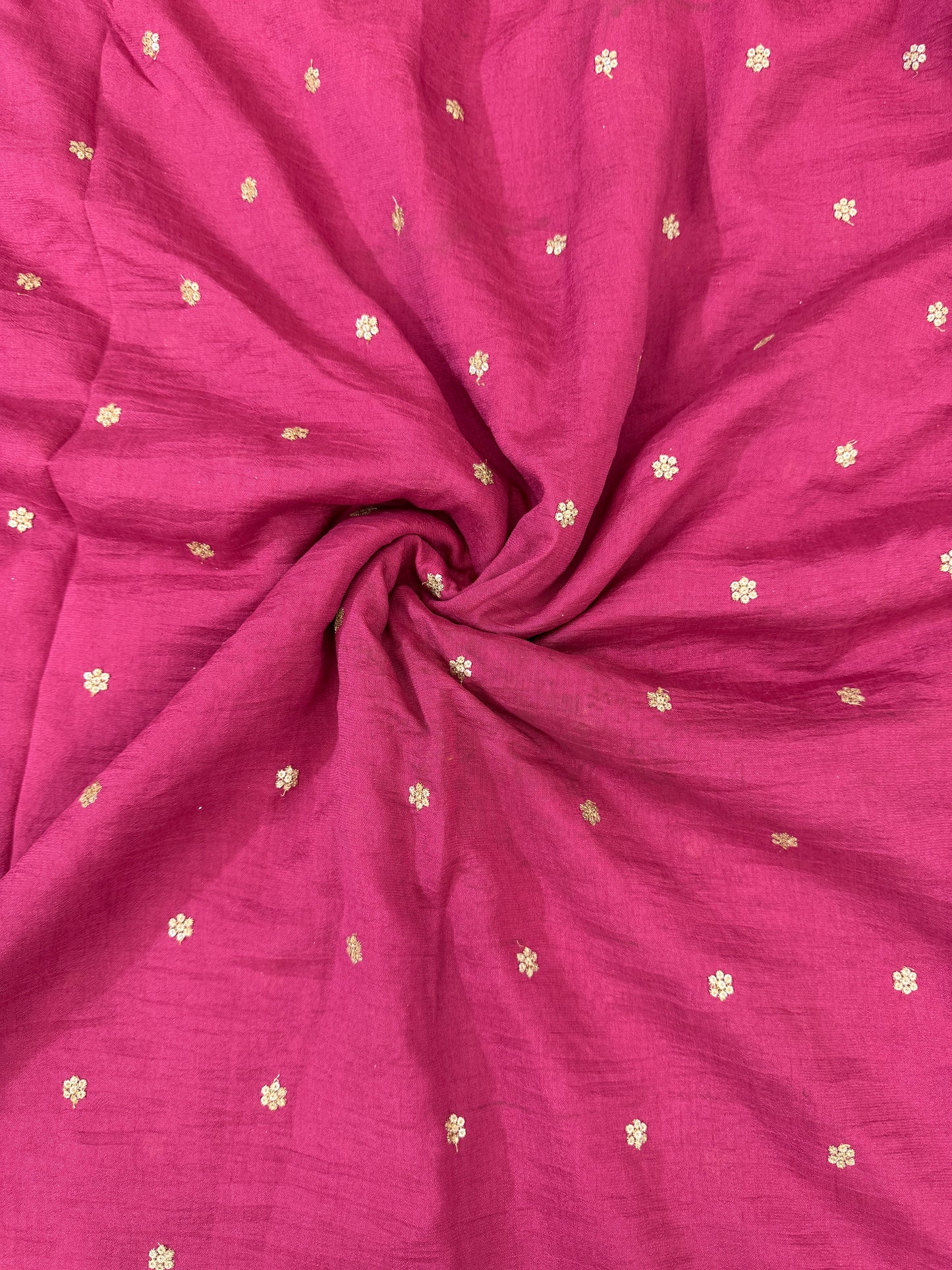 Vichitra Fabrics Boti 2 Side Zik Zak Border 44 Inch Width